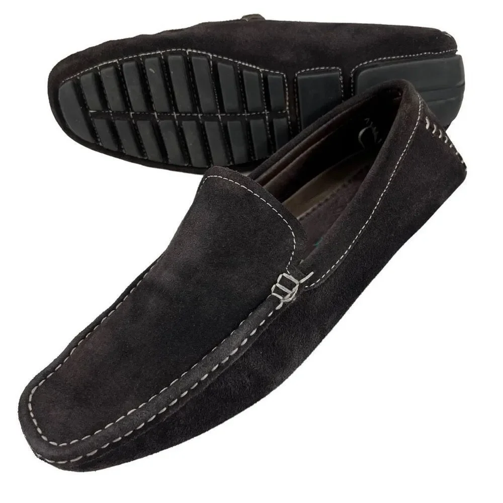 Suede Leather Driving Moccasins